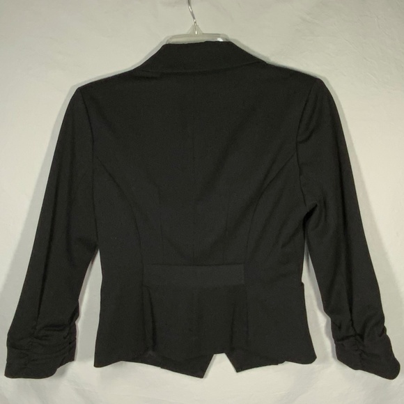 Express Black Blazer 3/4 Sleeves - Size 4 - Picture 6 of 11